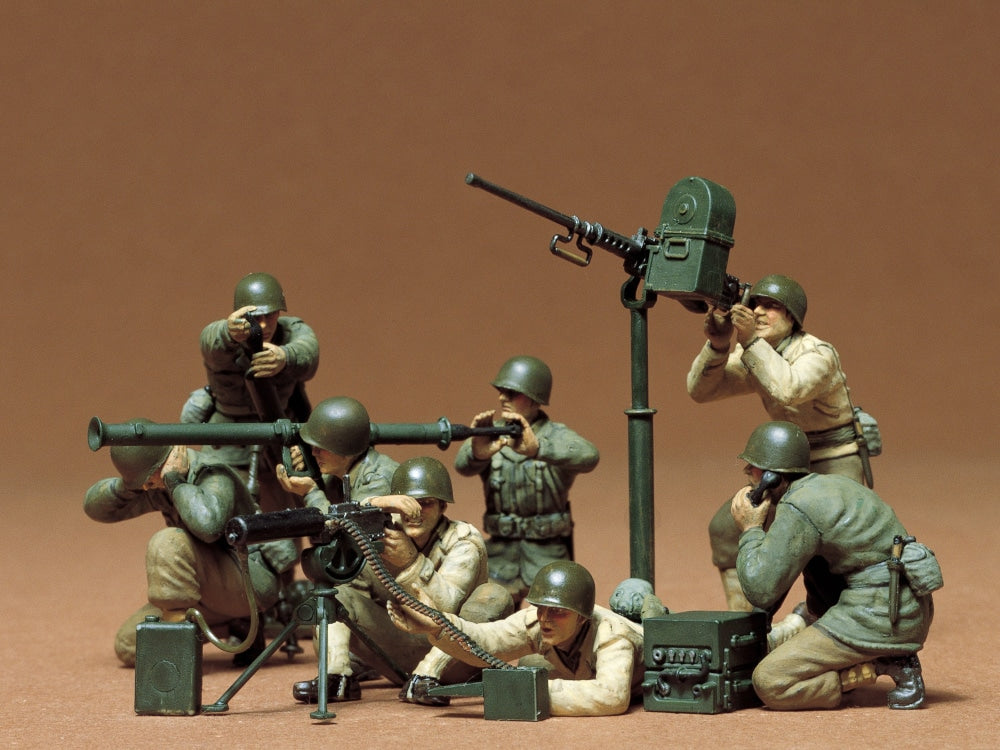 Tamiya US Gun & Mortor Team Set 35086