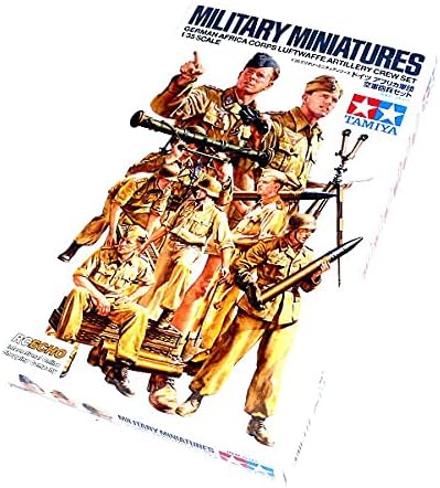 Tamiya German Africa Corps Luftwaffe Artillery Crew Set 35343