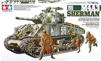 Tamiya M4A3 US Sherman US Medium Tank. 35251