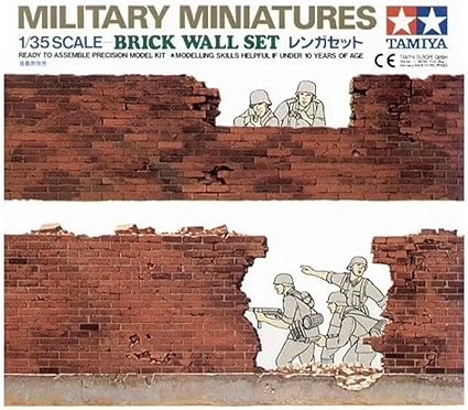 Tamiya Military Miniatures Brick Wall Set.  35028