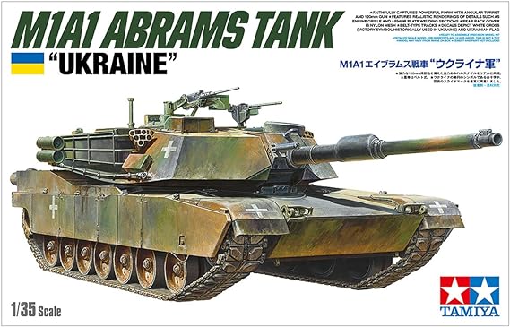 Tamiya M1A1 Abrams Tank Ukraine 25216