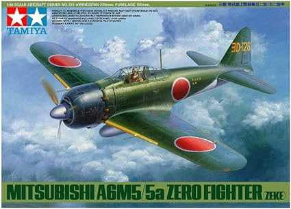 Tamiya Mitsubhishi A6M5/5a Zero Fighter Zeke 61103