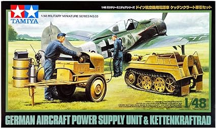 Tamiya German Aircraft Power Supply Unit & Kettenkraftrad 32533