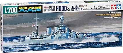 Tamiya British Battle Cruiser Hood & E Class Destroyer 31806