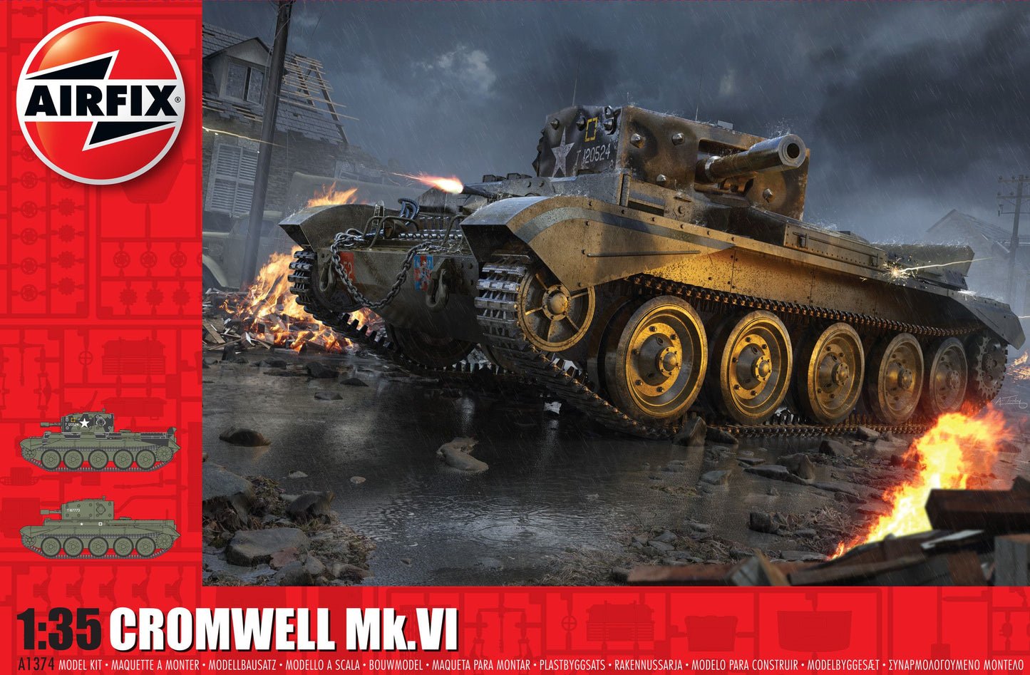 Airfix Cruiser Mk.VIII A27M Cromwell Mk.VI A1374