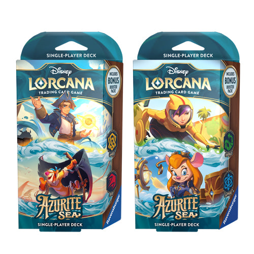 Disney Lorcana: Azurite Sea – Starter Deck – 2-Set