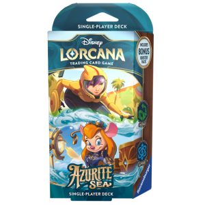 Disney Lorcana: Azurite Sea – Starter Deck – Emerald & Sapphire