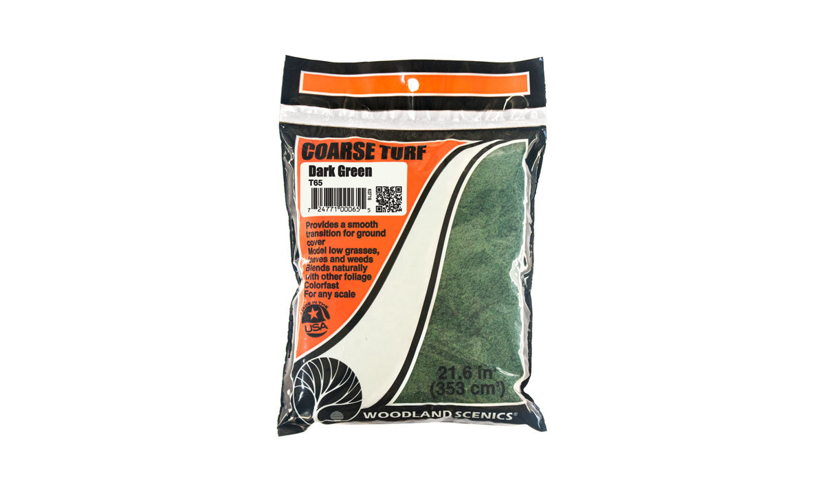 Dark Green Coarse Turf (Bag) T65