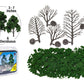 3"-7" Medium Green Deciduous Trees (6/Kit) TR1112