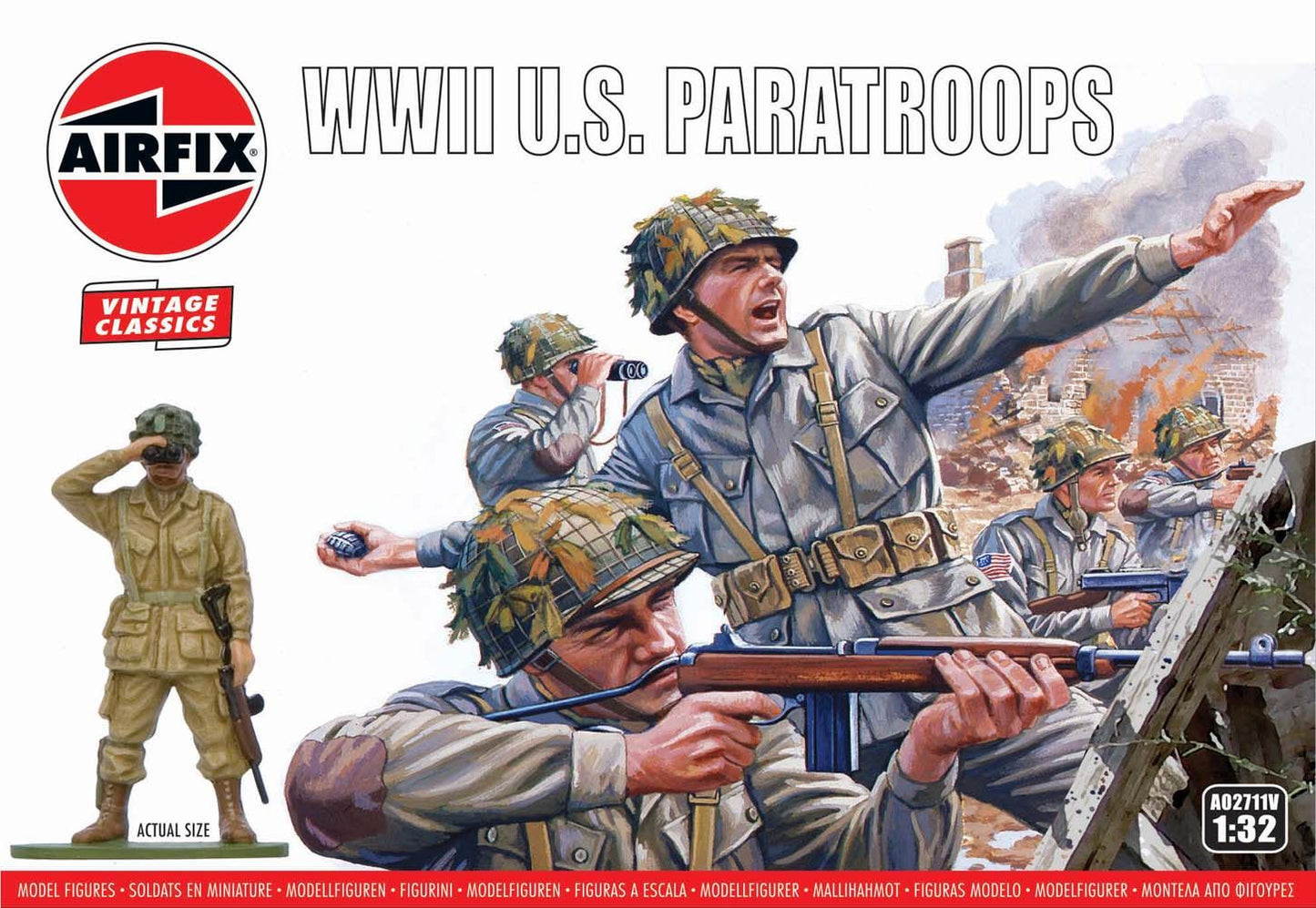 Airfix WWII US Paratroops A02711V