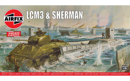 Airfix LCM3 & Sherman A03301v