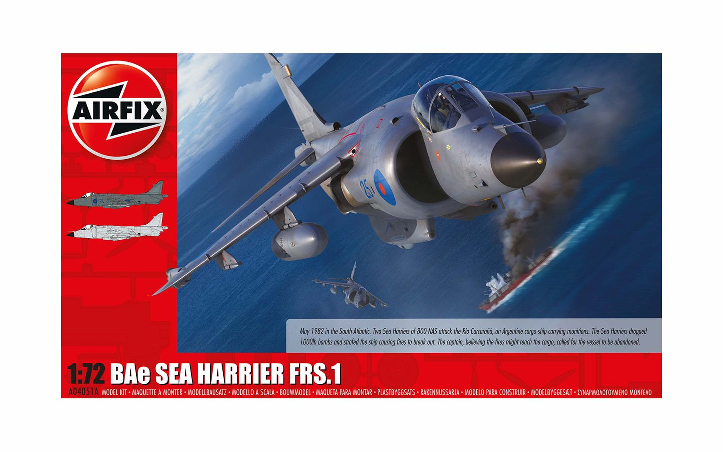 Airfix Bae Sea Harrier FRS1 1/72 A04051A