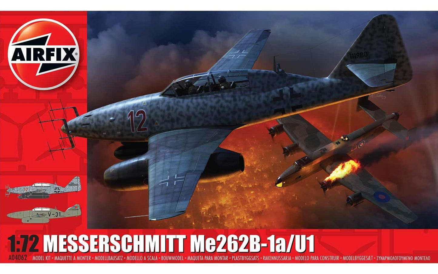 Airfix Messerschmitt Me262B-1a/U1 A04062