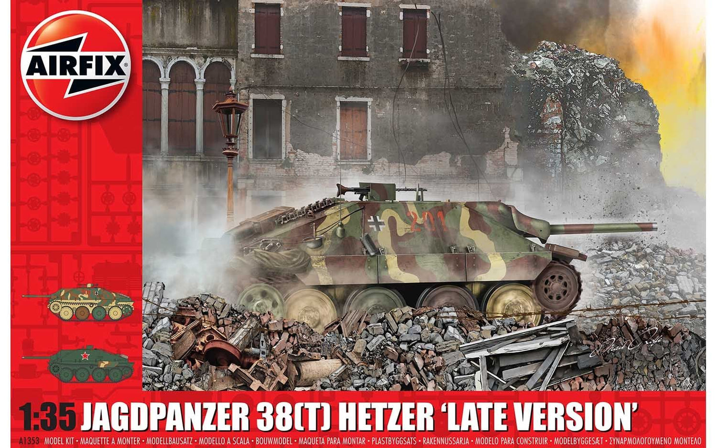 Airfix JagdPanzer 38 tonne Hetzer, Late Version A1353