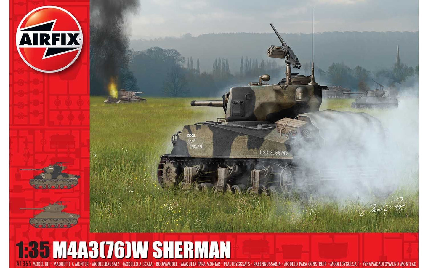 Airfix M4A3(76)W "Battle of the Bulge" A1365