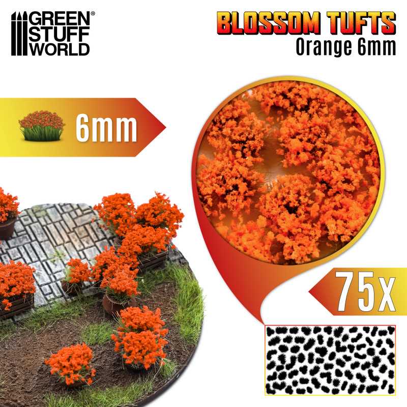 BLOSSOM TUFT - NARANJA/ORANGE