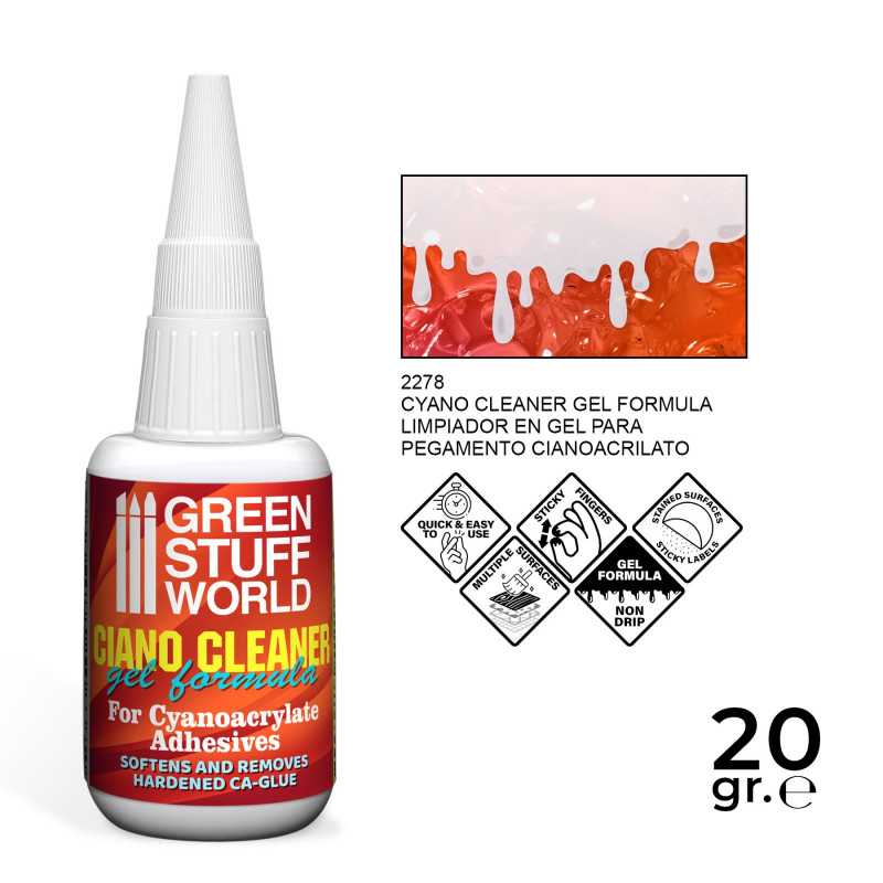 CA-Glue Cleaner 30ml in Gel format