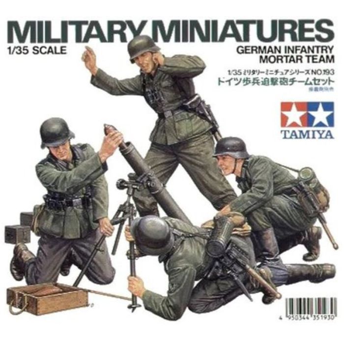 Tamiya German Infantary Mortar Team.   35193