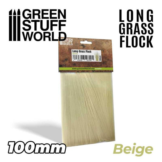 Long Grass Flock 100mm - Color BEIGE