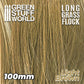 Long Grass Flock 100mm - Color LIGHT BROWN