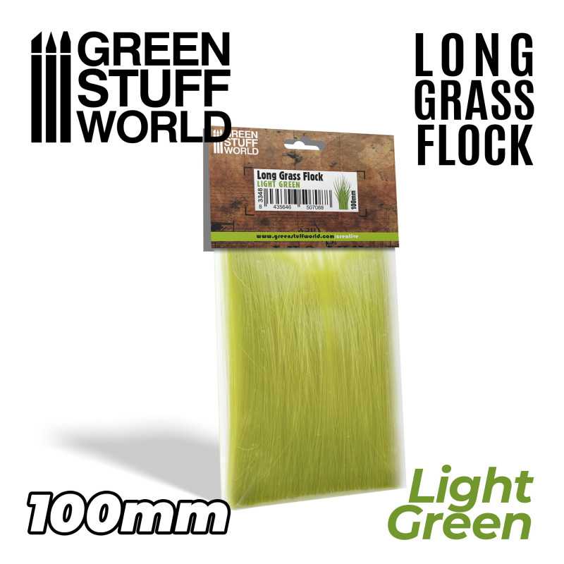 Long Grass Flock 100mm - Color Light Green