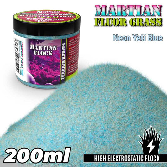 Martian Flock Neon Blue 12615