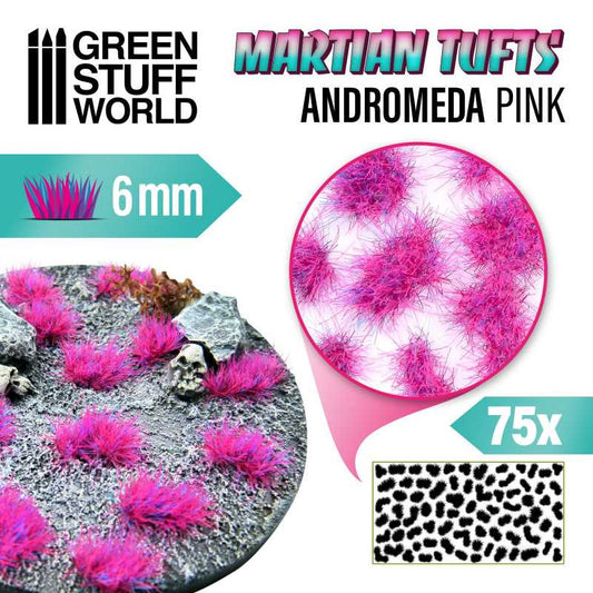 Martian Tufts 6mm - ANDROMEDA PINK.  10682