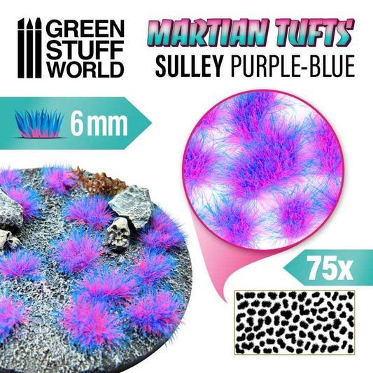 Martian Tufts 6mm - SULLEY PURPLE-BLUE. 10685