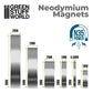 N35 Magnets 2mmx1mm X100