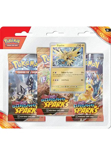 Pokemon - Scarlet & Violet 8 Surging Sparks - Triple Blister (Pre-Order)