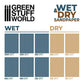 DRY SandPaper 180x90mm - DRY 320 grit - PACK x3