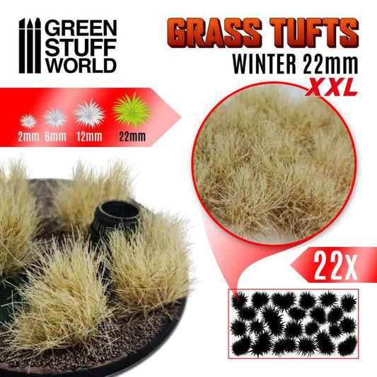 Grass TUFTs 22mm XXL - INVIERNO / WINTER. 11451