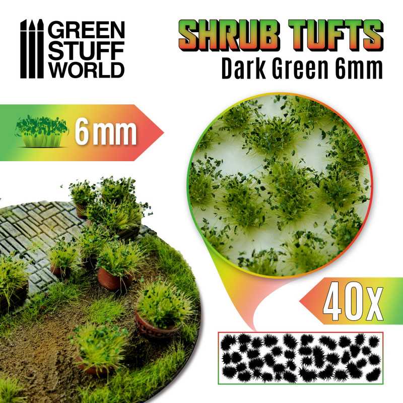 Dark Green Shrub TUFT 1306