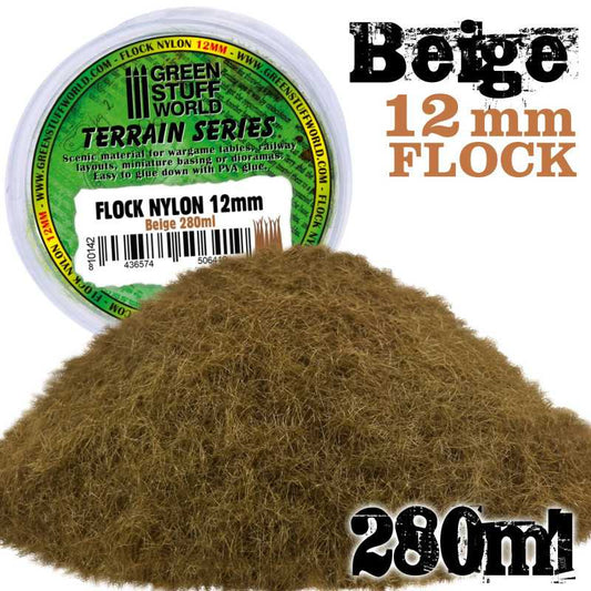 Flock Nylon 12mm Beige / Beige 280ml