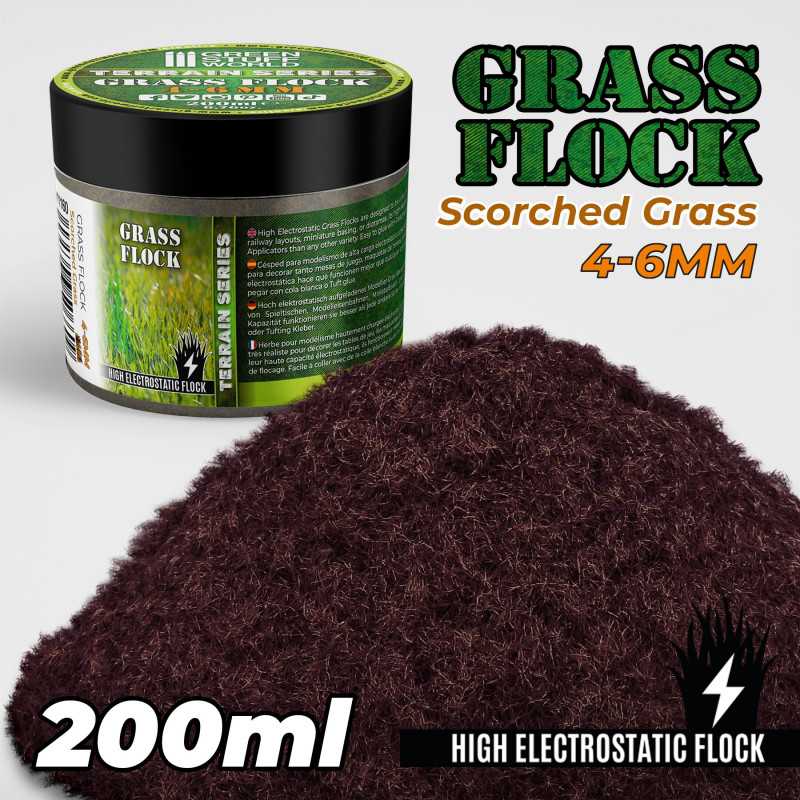 Grass Flock - Scorched Grass  4-6mm (200ml)