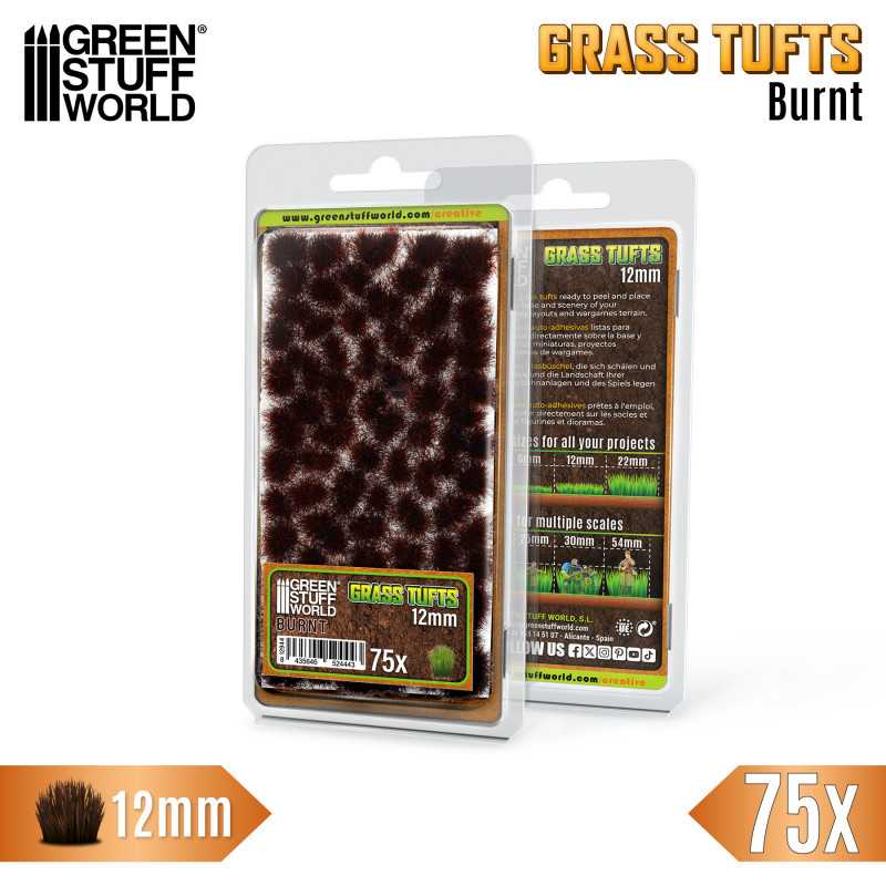 Grass Tufts 12mm Burnt 12944