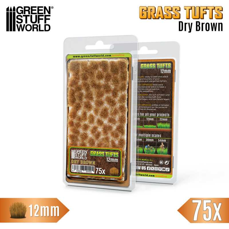 Grass TUFTs 12mm DRY BROWN 12940