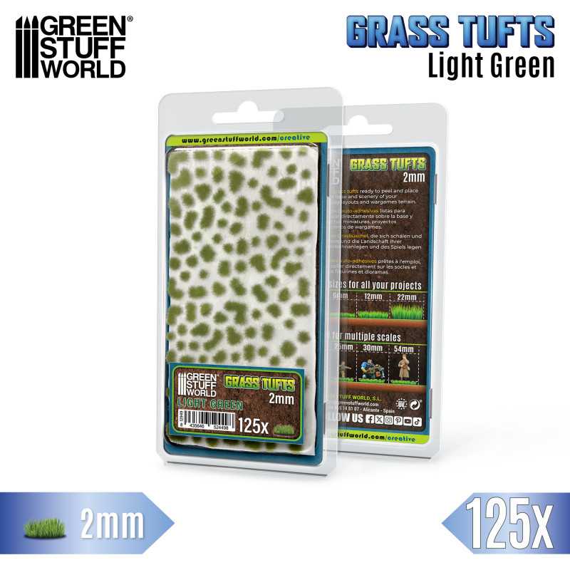 Tufts 2mm - LIGHT GREEN 12949