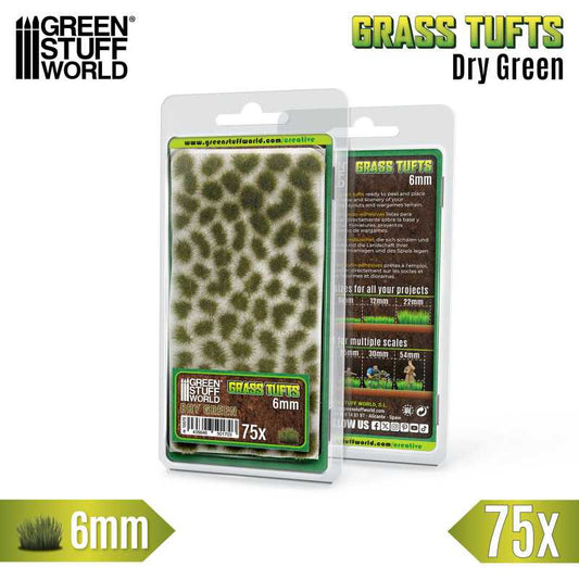 Tufts 6mm - DRY GREEN 10670