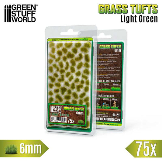 Tufts 6mm - LIGHT GREEN 10674