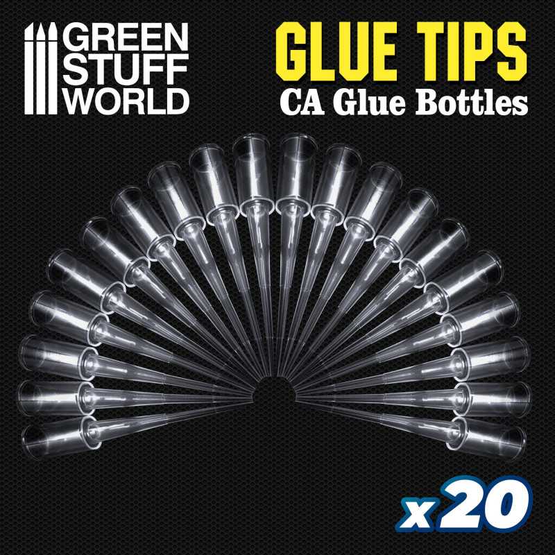 20x Glue Tips for glue bottles. 9007