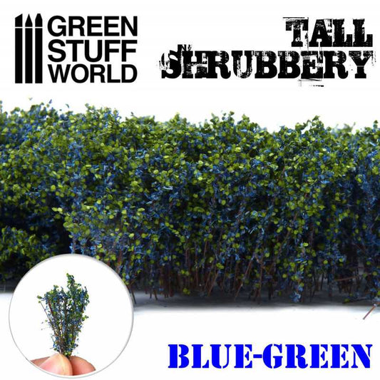 Tall Shrubbery - Blue/Green