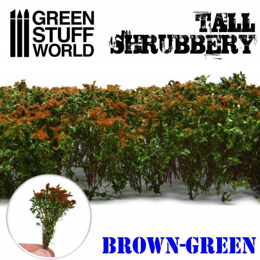 Tall Shrubbery - Brown/Green