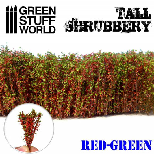 Tall Shrubbery - Red/Green 9929