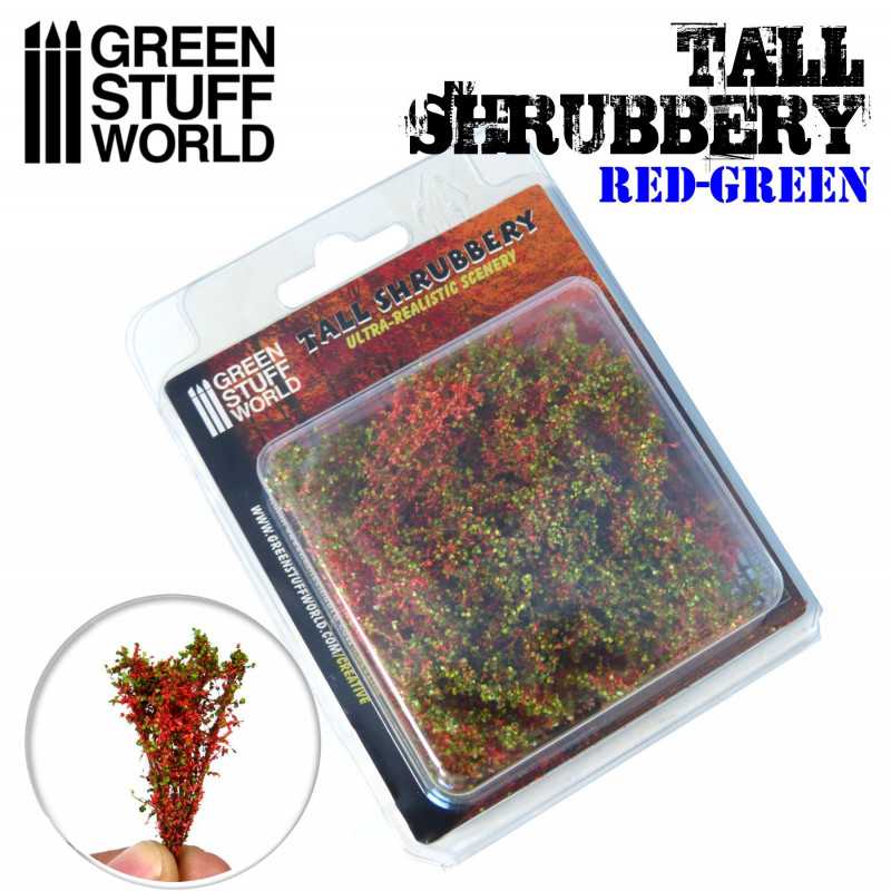 Tall Shrubbery - Red/Green 9929