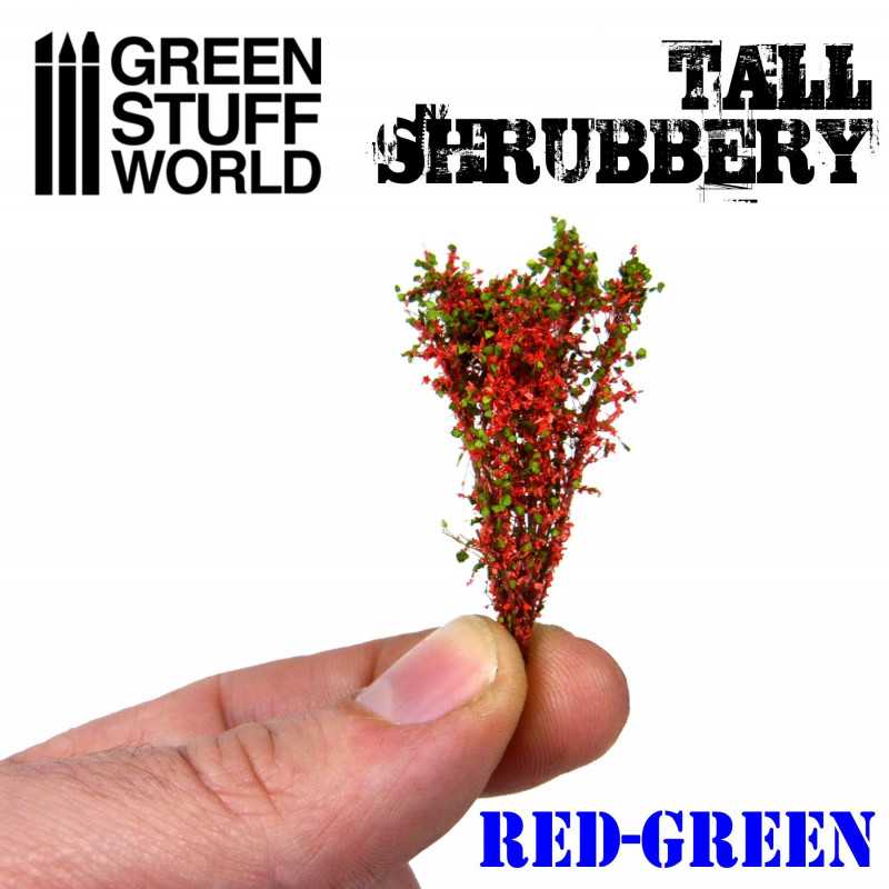 Tall Shrubbery - Red/Green 9929