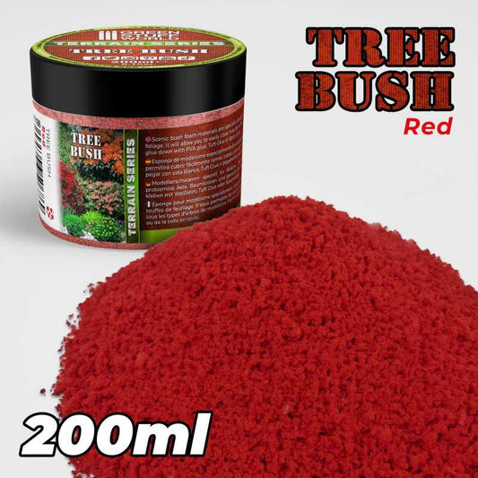 Flock Bush - Red (200ml). 11186