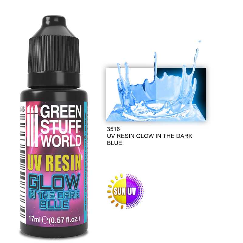 UV RESIN 17ml (Glow in the Dark) BLUE