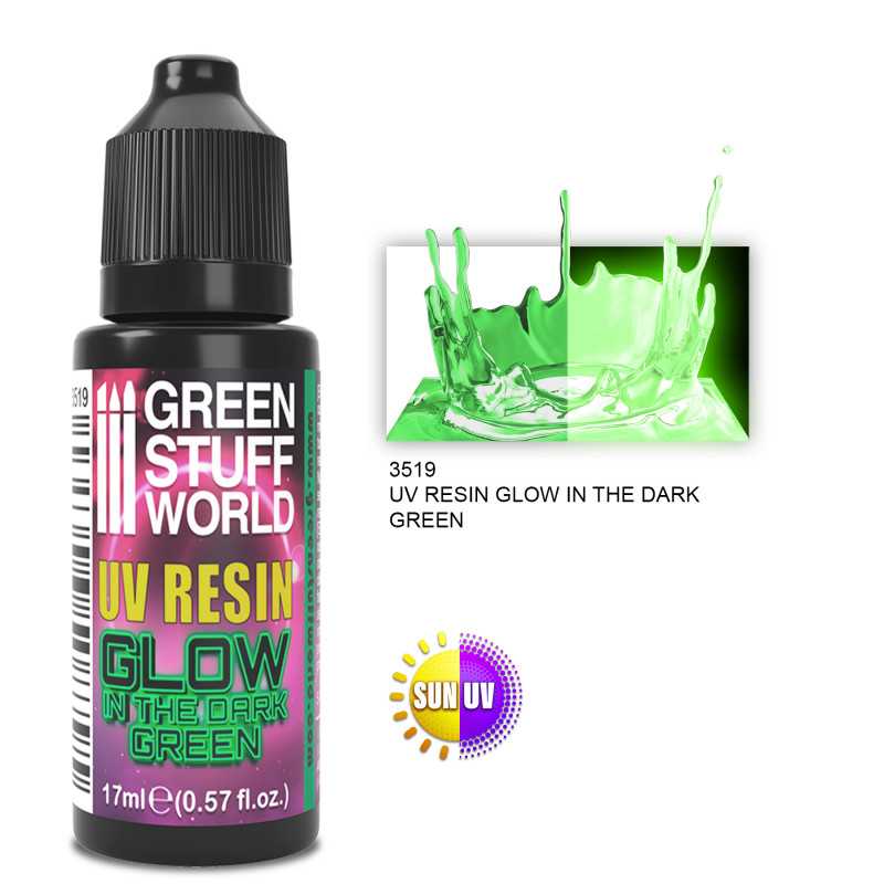 UV RESIN 17ml (Glow in the Dark) GREEN