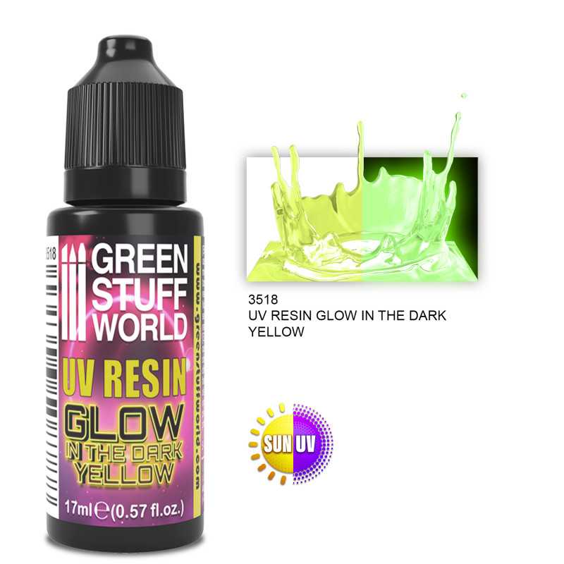 UV RESIN 17ml (Glow in the Dark) YELLOW